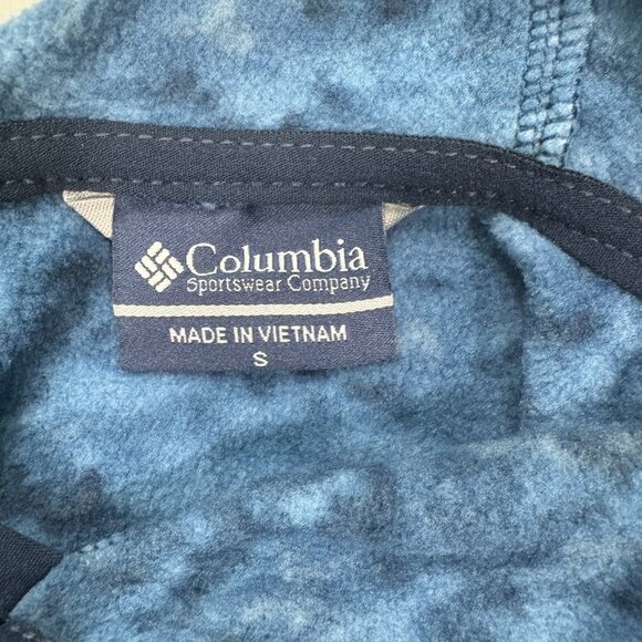 NWT Mens Small Blue & Black Columbia PFG™ Super Terminal Fleece Pullover Hoodie - Picture 11 of 11
